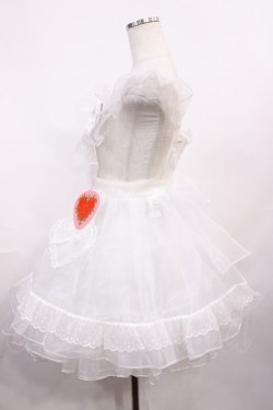 画像2: BABY,THE STARS SHINE BRIGHT / オーガンジーハートエプロン Free オフ H-26-01-21-1037-BA-OP-NS-ZH