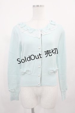 画像1: BABY,THE STARS SHINE BRIGHT / くまくみゃちゃんレースのカーディガン Free ミント H-26-01-21-1038-BA-TO-NS-ZH