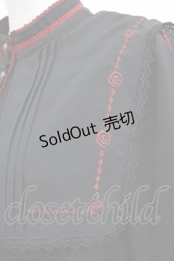 画像5: Ozz oneste / Elegant Roseワンピース  ブラック×レッド H-26-01-21-004-OO-OP-KB-ZH