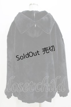 画像3: Amilige / 刺繍入りファーZIPコート  ブラック H-26-01-21-049-PU-CO-KB-ZH