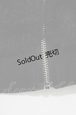 画像4: Amilige / 刺繍入りファーZIPコート  ブラック H-26-01-21-049-PU-CO-KB-ZH