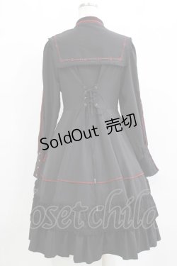 画像7: Ozz oneste / Elegant Roseワンピース  ブラック×レッド H-26-01-21-004-OO-OP-KB-ZH