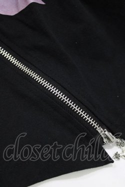 画像5: Amilige / 檀上大空コラボイラスト肩ZIPロングTシャツ「I'm a devil now!」  ブラック H-26-01-21-055-PU-TO-KB-ZH