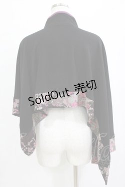 画像3: Qutie Frash / チャイナケープポンチョ  ブラック H-26-01-21-057-QU-JA-KB-ZH