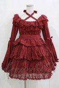 Vallee lys / Coquelicot Dress -gauze-  ワイン H-26-01-21-005-GO-OP-KB-ZH