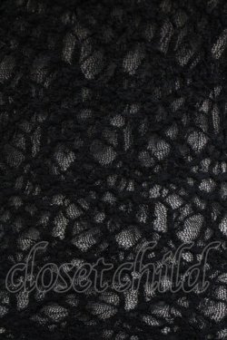 画像4: Qutie Frash / メッシュレーストップス  ブラック H-26-01-21-058-QU-TO-KB-ZH