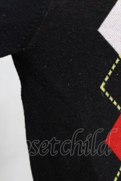 画像5: MILK / MILKアーガイルカーデ  ブラック H-26-01-21-060-ML-TO-KB-ZH