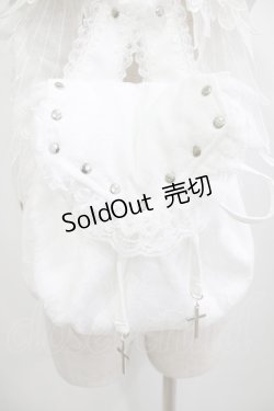 画像3: MAJOH / ANGEL WING HARNESS BAG  ホワイト H-26-01-21-063-PU-BG-KB-ZH