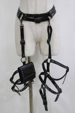 画像1: KILL STAR / Carrion Harness  ブラック H-26-01-21-064-SL-ZA-KB-ZH