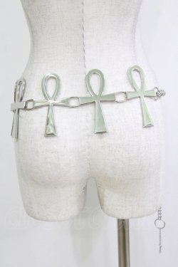画像3: KILL STAR / Xena Ankh Belt  シルバー H-26-01-21-065-SL-ZA-KB-ZH