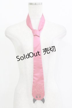 画像1: PEACE NOW / エビィちゃんネクタイ  ピンク H-26-01-21-067-PU-ZA-KB-ZH