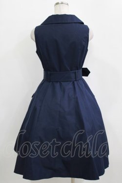 画像3: Sheglit / "Rosalia"ジャンパースカート M 紺 H-26-01-21-006-EL-OP-KB-ZH