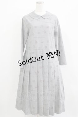 画像1: Jane Marple / Dormitory motifsドレス M ライトグレー H-26-01-21-014-JM-OP-KB-ZH