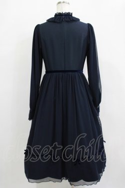 画像3: Melody BasKet / ご令嬢のチュールワンピース M ネイビー H-26-01-21-015-LO-OP-KB-ZH