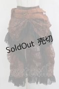 RQ-BL / レースフィッシュテールスカート  ブラウン H-26-01-21-017-GO-SK-KB-ZH