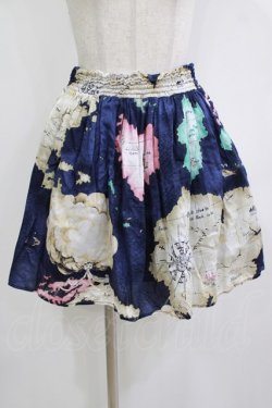 画像1: MILK / MILKクルーズスカート  ナイトビューネイビー H-26-01-21-021-ML-SK-KB-ZH