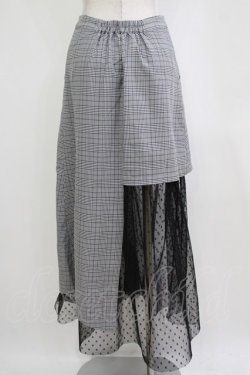 画像3: Ank Rouge / アシメロングスカート M ブラック H-26-01-22-1024-CA-SK-NS-ZH