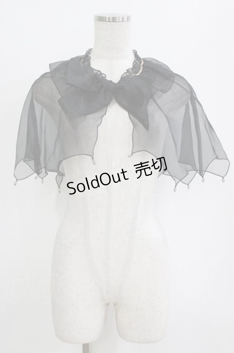 画像1: metamorphose / 使い魔ケープ Free ブラック H-26-01-22-1026-ME-JA-NS-ZH (1)