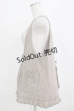 画像2: WONDERFUL WORLD / チェックフリルベスト Free グリーン H-26-01-22-1027-LO-TO-NS-ZH