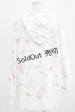 画像3: Honey Cinnamon / ハニー総柄パーカー Free オフ H-26-01-22-1032-LO-TO-NS-ZH