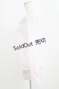 画像2: majoretty / はしごレースブラウス L ピンク H-26-01-22-1035-GO-BL-NS-ZH