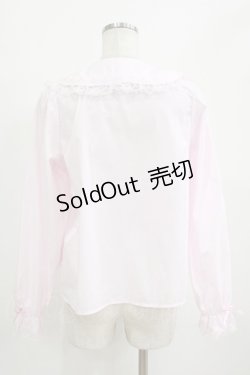 画像3: majoretty / はしごレースブラウス L ピンク H-26-01-22-1035-GO-BL-NS-ZH