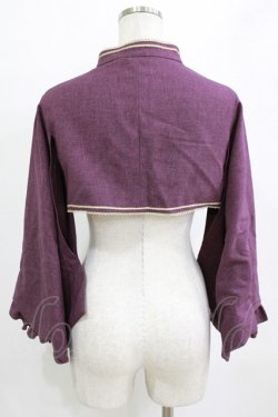 画像3: metamorphose / 無地着物袖ボレロ Free パープル H-26-01-22-1036-ME-TO-NS-ZH