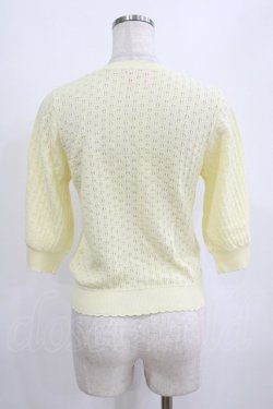 画像3: BABY,THE STARS SHINE BRIGHT / Sucre透かし編みカーディガン Free イエロー H-26-01-22-1038-BA-TO-NS-ZH