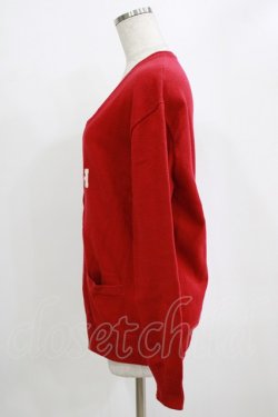 画像2: PINK HOUSE / ロゴニットカーディガン Free レッド H-26-01-22-1041-LO-TO-NS-ZH
