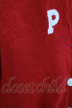 画像4: PINK HOUSE / ロゴニットカーディガン Free レッド H-26-01-22-1041-LO-TO-NS-ZH