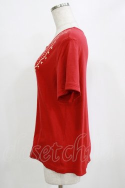 画像2: PINK HOUSE / バンダナプリントカットソー Free レッド H-26-01-22-1042-LO-TO-NS-ZH