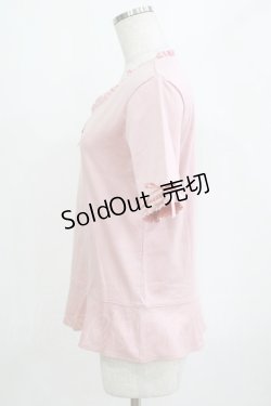 画像2: PINK HOUSE / はしごレーストップス L ピンク H-26-01-22-1044-LO-TO-NS-ZH