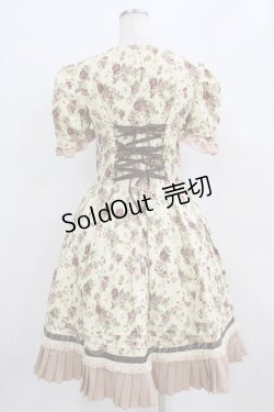 画像3: milky ange / 花柄コーデュロイワンピース Free 生成り H-26-01-22-1004-EL-OP-NS-ZH