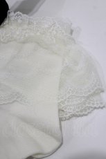 画像2: BABY,THE STARS SHINE BRIGHT / Roseリボンのクルー丈ソックス  オフ/ブラック H-26-01-22-1051-BA-ZA-NS-ZH (2)