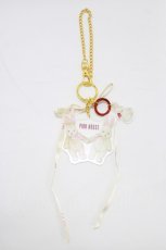 画像1: PINK HOUSE / バラ園うさぎアクリルバッグチャーム&アンブレラマーカー  クリア H-26-01-22-1053-LO-ZA-NS-ZH (1)