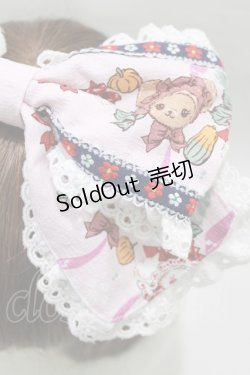 画像2: BABY,THE STARS SHINE BRIGHT / くみゃちゃんのHarvest Festival柄リボンカチュ-シャ  ピンク H-26-01-22-1066-BA-AC-NS-ZH