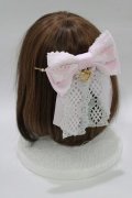BABY,THE STARS SHINE BRIGHT / レーシィマスク留めバレッタ  ピンク H-26-01-22-1069-BA-AC-NS-ZH