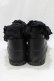 画像3: Jamie エーエヌケー / フリフリ厚底スニーカー L/24.0〜24.5cm ブラック H-26-01-22-1070-LO-SH-NS-ZH (3)