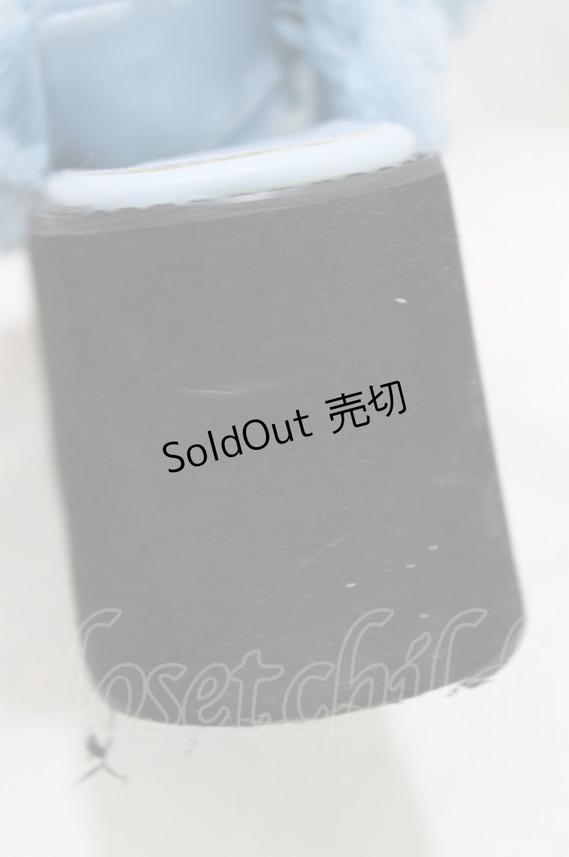 画像6: Jamie エーエヌケー / ファー厚底サンダル L/24.0〜24.5cm ブルー H-26-01-22-1072-LO-SH-NS-ZH (6)