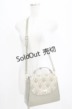 画像1: an another angelus / ゴブランフラップハンドバッグ  GREEN H-26-01-22-1078-CA-BG-NS-ZH