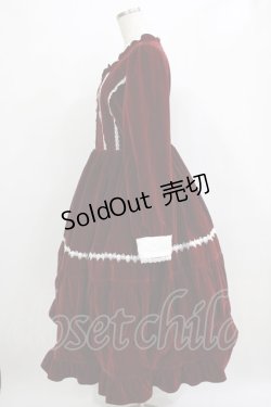 画像2: Chalmiere / ウィンターワンピース M ワイン H-26-01-22-1008-PU-OP-NS-ZH