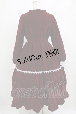 画像3: Chalmiere / ウィンターワンピース M ワイン H-26-01-22-1008-PU-OP-NS-ZH