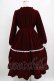 画像3: Chalmiere / ウィンターワンピース M ワイン H-26-01-22-1008-PU-OP-NS-ZH (3)
