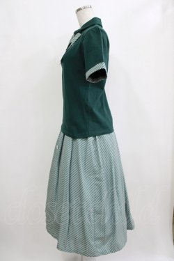 画像2: Fi.n.t / キャンディーストライプタイポロシャツ Free GREEN H-26-01-22-1012-CA-BL-NS-ZH