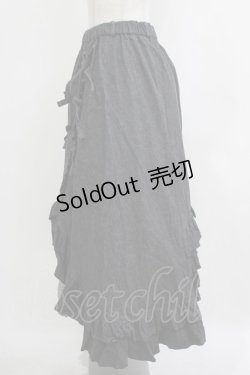 画像2: metamorphose / ロングスカート  ブラック H-26-01-22-1013-ME-SK-NS-ZH