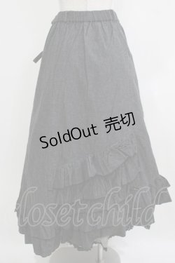 画像3: metamorphose / ロングスカート  ブラック H-26-01-22-1013-ME-SK-NS-ZH