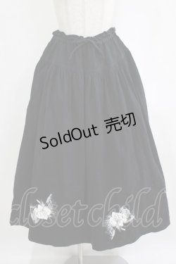 画像1: KANEKO ISAO / カットスカート Free ブラック H-26-01-22-1014-EL-SK-NS-ZH