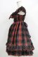 画像2: BABY,THE STARS SHINE BRIGHT / タータンチェックミニ袖ジャンパースカート&カチューシャセット Free ブラック H-26-01-22-1016-BA-OP-NS-ZH (2)