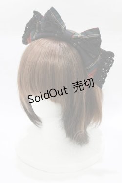 画像4: BABY,THE STARS SHINE BRIGHT / タータンチェックミニ袖ジャンパースカート&カチューシャセット Free ブラック H-26-01-22-1016-BA-OP-NS-ZH