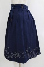 画像2: Fi.n.t / ロープマリンベルト使いタックスカート Free NAVY H-26-01-22-1017-CA-SK-NS-ZH (2)